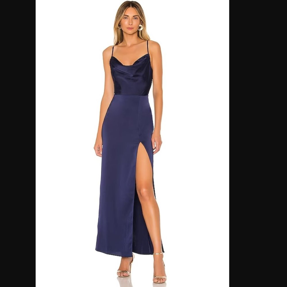 Lila Gown NBD via Revolve